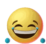 a smiley face with tears coming out of its eyes