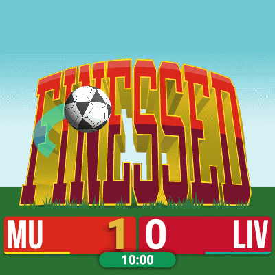 A Soccer Ball Is Flying Over The Word Chicago GIF