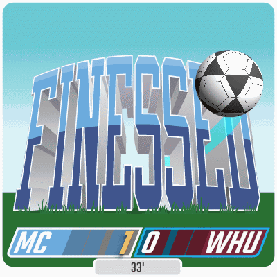 A Soccer Ball Is Flying Over The Words Fitness Club GIF