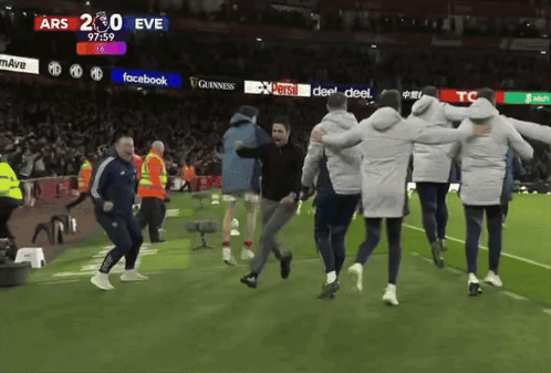 A Soccer Game Between Ars And Eve Is Going On GIF