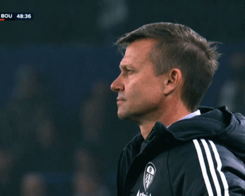 A Soccer Game Between Leeds United And Afc Bournemouth Is Being Played GIF