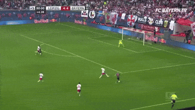 a soccer game between leipzig and bayern is being broadcasted on fc bayern.tv