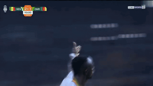 A Soccer Game Between Senegal And Cmr Is Being Broadcast Live On Bein Sports Hd GIF