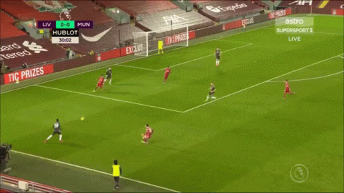 A Soccer Game Is Being Broadcast Live On Astro Supersport 2 GIF