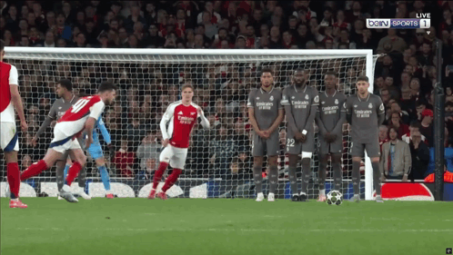 A Soccer Game Is Being Broadcast Live On Bein Sports 1 GIF