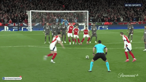 A Soccer Game Is Being Broadcasted On Paramount Plus GIF