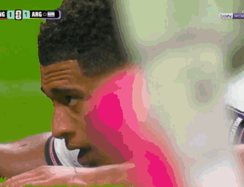 A Soccer Game Is Being Played And The Score Is 1-1 GIF