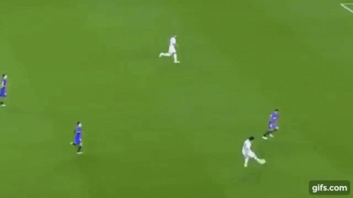A Soccer Game Is Being Played In A Stadium Sponsored By Heineken Pepsi And Hotels.com GIF