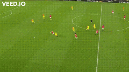 a soccer game is being played on a field with chevrolet banners