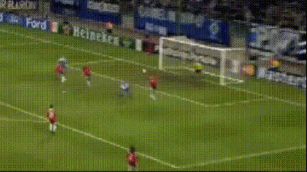 A Soccer Game Is Being Played On A Field With Ford And Heineken Advertisements GIF