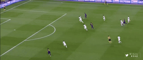 A Soccer Game Is Being Played On A Field With Gazprom Advertisements GIF
