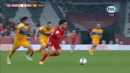 A Soccer Game Is Being Played On Fox Live GIF