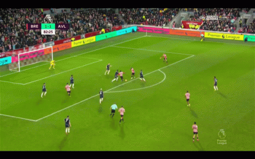 a soccer game is being played on sky sports