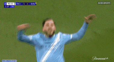 A Soccer Game Is Being Shown On Paramount GIF