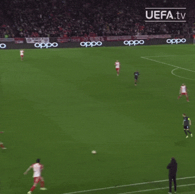 A Soccer Game Is Being Shown On Uefa Tv GIF