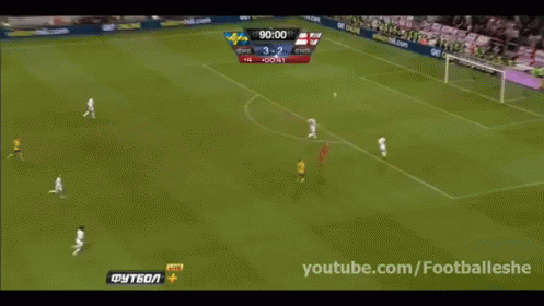 a soccer game is being shown on youtube