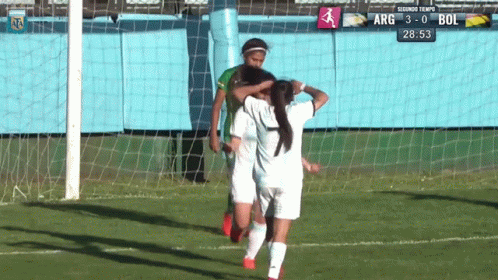A Soccer Game Is Underway And The Score Is 3-0 Bol GIF