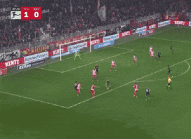 A Soccer Game Is Underway With A Score Of 10 To 0 GIF