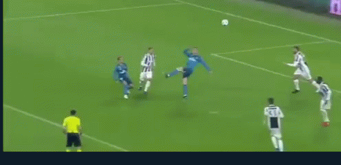 A Soccer Goalie Stands In Front Of An Unicredit Banner GIF