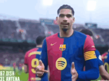 A Soccer Player Giving A Thumbs Up While Wearing A Jersey With The Number 9 On It GIF