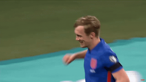 A Soccer Player In A Blue Shirt With The Number 1 On It GIF