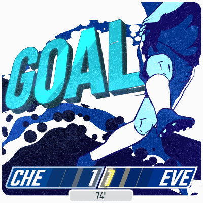 A Soccer Player Is Kicking A Ball And The Word Goal Is On The Bottom GIF