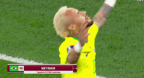 A Soccer Player Named Neymar Has 7 Goals In 12 Fwc Matches GIF