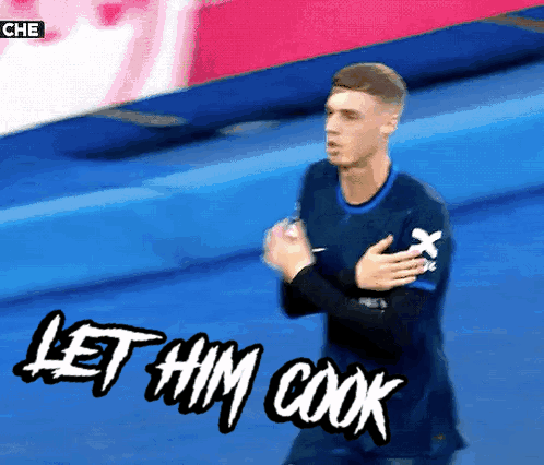 A Soccer Player Says Let Him Cook On The Field GIF