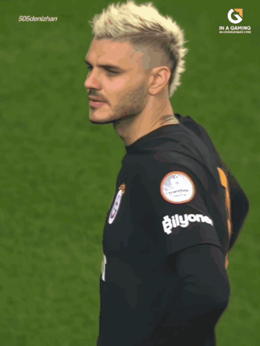 A Soccer Player Wearing A Jersey That Says Allyone GIF
