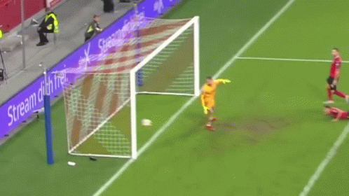 A Soccer Player Wearing A Jersey That Says Fj On It GIF