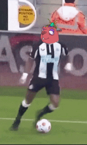 A Soccer Player Wearing A Number 11 Jersey Kicks A Soccer Ball GIF