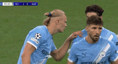 A Soccer Player Wearing A Shirt That Says City GIF