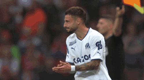 A Soccer Player Wearing A White Jersey That Says Ca O On It GIF