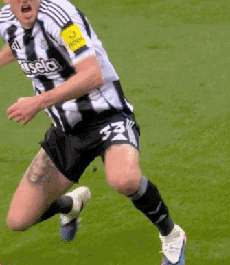 A Soccer Player Wearing Number 33 Is Running On The Field GIF