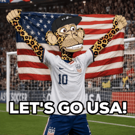 a soccer player with the number 10 on his jersey holds up an american flag