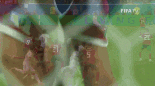 A Soccer Player With The Number 10 On His Jersey Is Kicking The Ball GIF