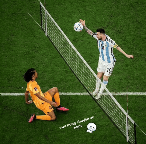 A Soccer Player With The Number 10 On His Jersey Reaches For The Ball GIF