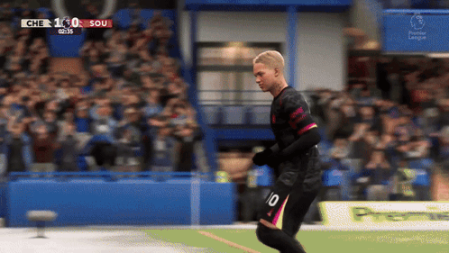 A Soccer Player With The Number 10 On The Back Of His Jersey GIF