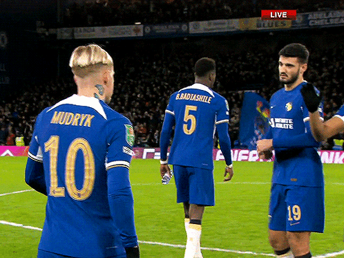 A Soccer Player With The Number 10 On The Back Of His Shirt GIF