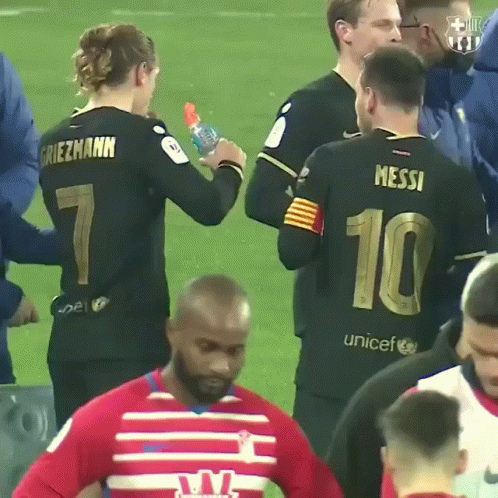 A Soccer Player With The Number 10 On The Back Of His Shirt GIF