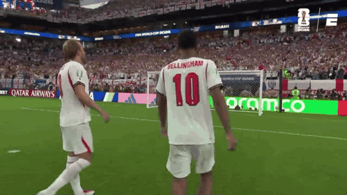 A Soccer Player With The Number 10 On Their Jersey GIF