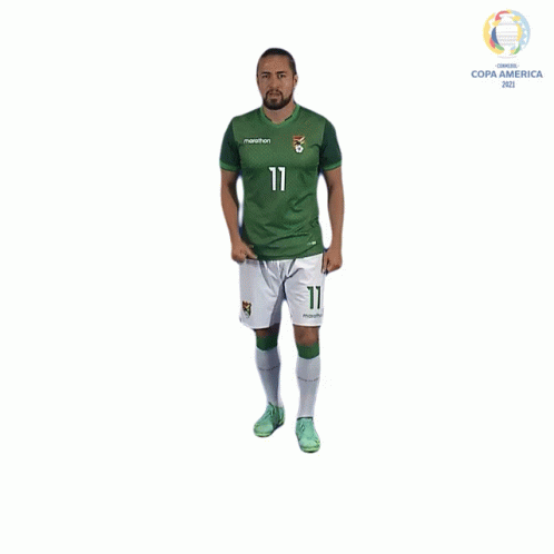 A Soccer Player With The Number 11 On His Jersey Is Running GIF