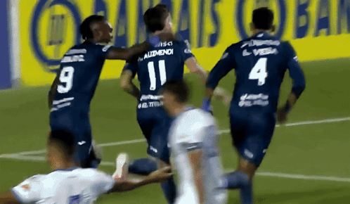 A Soccer Player With The Number 11 On The Back Of His Shirt GIF