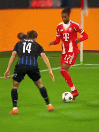 A Soccer Player With The Number 14 On Their Back GIF