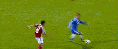 A Soccer Player With The Number 15 On His Back GIF