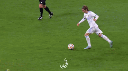 A Soccer Player With The Number 16 On His Shirt Is Running Towards The Goal GIF