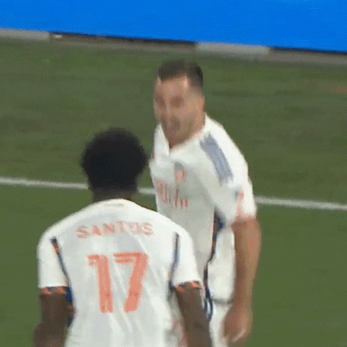 A Soccer Player With The Number 17 On The Back Of His Shirt GIF