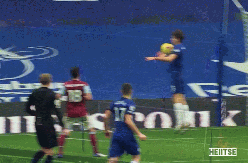 A Soccer Player With The Number 17 On The Back Of His Shirt GIF