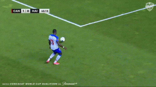 A Soccer Player With The Number 20 On His Jersey Celebrates GIF