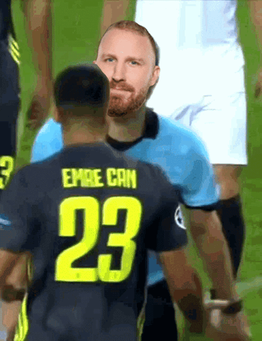 A Soccer Player With The Number 23 On The Back Of His Shirt GIF